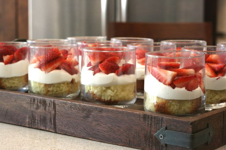 Strawberry Mini Trifles