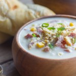 This Creamy Potato Soup With Ham is so perfect for a chilly winter day.