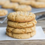 These brown butter peanut butter cookies are big, soft and chewy with a rich peanut butter flavor you'll love!