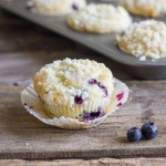 Tangy blueberries and a sweet, crumbly, buttery streusel topping.