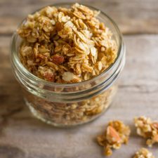 Homemade Coconut Oil Honey Almond Granola-image
