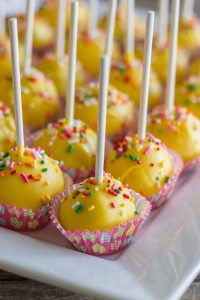 If you need to make cake pops in a hurry, this is the way to go!