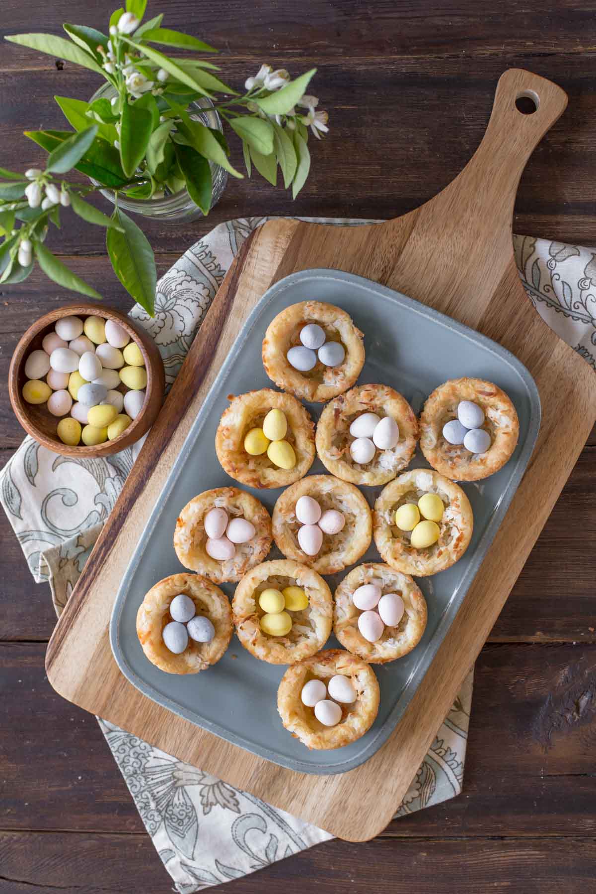 Sugar Cookie Easter Egg Nests - Lovely Little Kitchen