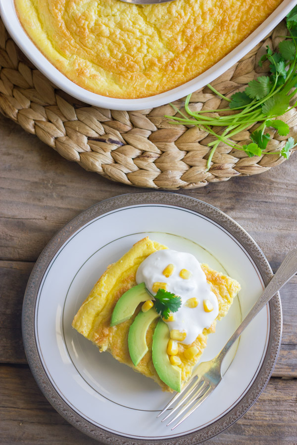 Green Chile Egg Bake Made With Greek Yogurt - Lovely Little Kitchen