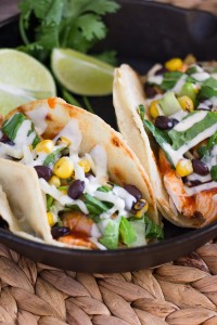 BBQ Chicken Tacos - easy, fresh and packed with flavor!