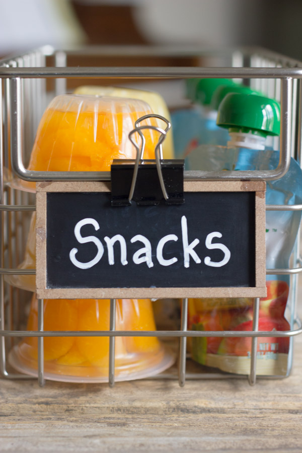 Snack Station - makes it easy for kids to make good choices