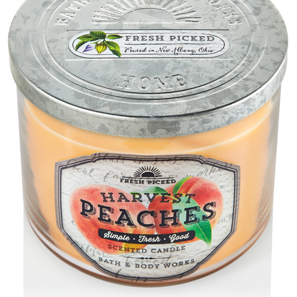 Harvest Peaches Scented Candle