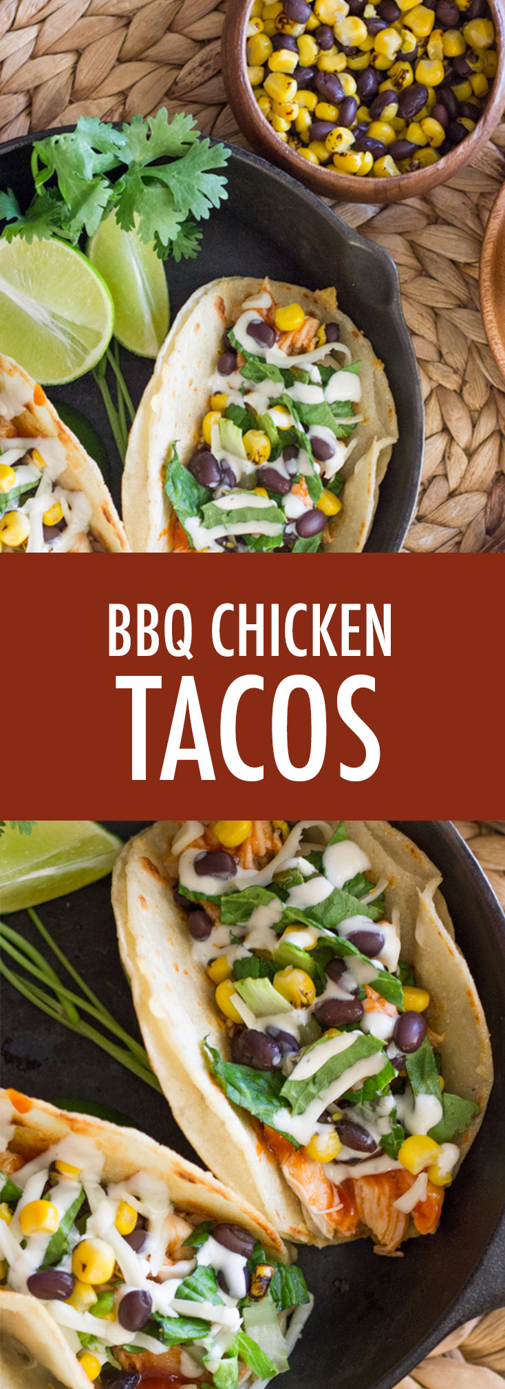 BBQ Chicken Tacos - Lovely Little Kitchen