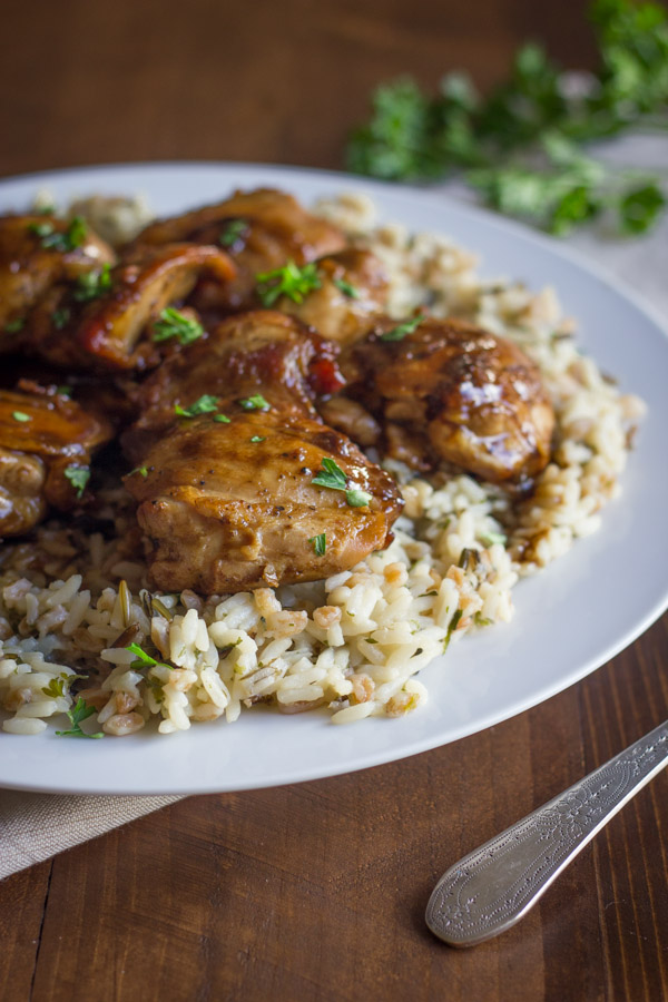 Creamy Balsamic Skillet Chicken - Lovely Little Kitchen