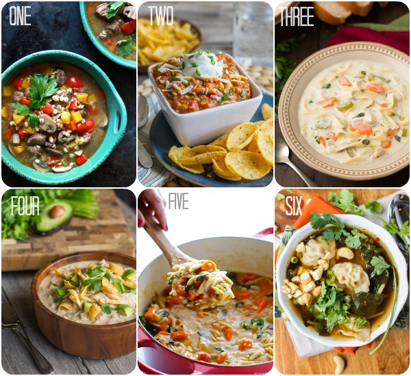 Six Soups Ready for Fall!