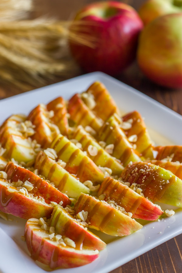Caramel Apple Slices + How To Keep Apples From Turning Brown