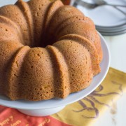 Pumpkin Spice Bundt Cake - easiest cake ever! Comes out of the pan looking fancy and all ready to go.