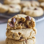 The ULTIMATE peanut butter lover's cookie! Super soft, thick, and made with coconut oil.