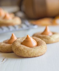 =Pumpkin Spice Kissed Snickerdoodles - a fun fall treat made with coconut oil instead of shortening!