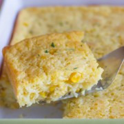 Easy Corn Soufflé - comforting and creamy and super easy to make!