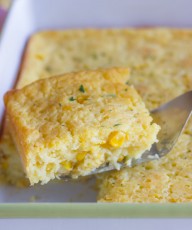 Easy Corn Soufflé - comforting and creamy and super easy to make!
