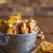 How To Make Peanut Brittle in the Microwave - My mom's peanut brittle recipe...you can make it in the microwave in less than 10 minutes!