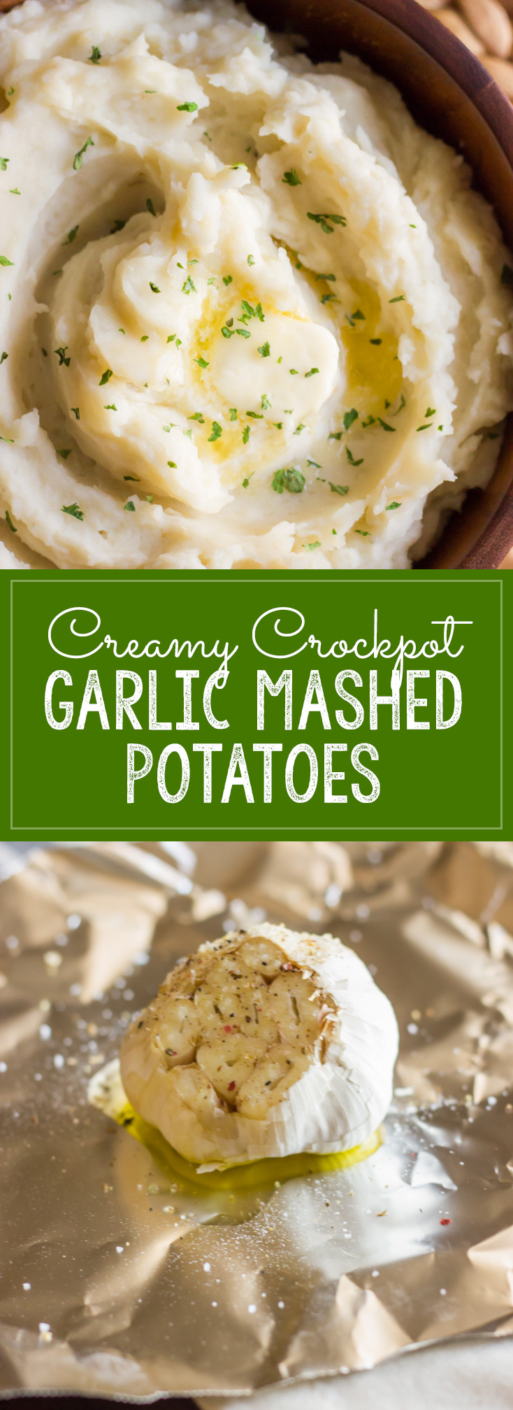 Easy Creamy Crockpot Roasted Garlic Mashed Potatoes Lovely Little Kitchen