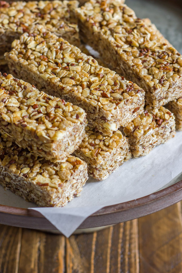 Healthy Chewy Apple Cinnamon Granola Bars Lovely Little Kitchen