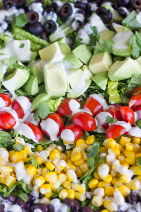 Healthy Chopped Taco Salad 