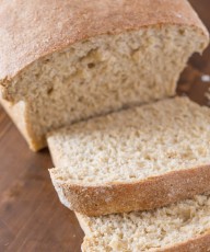 Easy Honey Whole Wheat Bread - Made without refined sugar and packed with whole wheat, this is a great recipe for beginner bread makers!