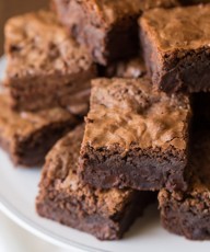 Extra Thick Fudgy Homemade Brownies - Let me convince you that homemade brownies are better than boxed!