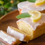 Mini Iced Lemon Pound Cake Loaves - sweet and moist with just the right amount of lemon flavor. Made healthier with coconut oil and Greek yogurt!