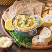 Roasted Eggplant Dip - A delicious dip made with roasted eggplant, perfect as a summer side dish or for snacking.