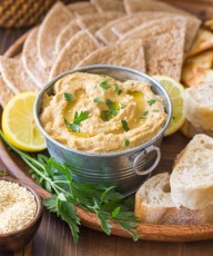 Roasted Eggplant Dip - A delicious dip made with roasted eggplant, perfect as a summer side dish or for snacking.