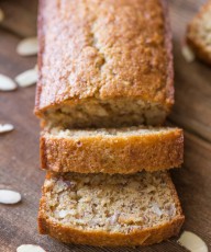 Healthier Banana Bread - Our favorite banana bread made with Greek yogurt, coconut oil, and white whole wheat flour.