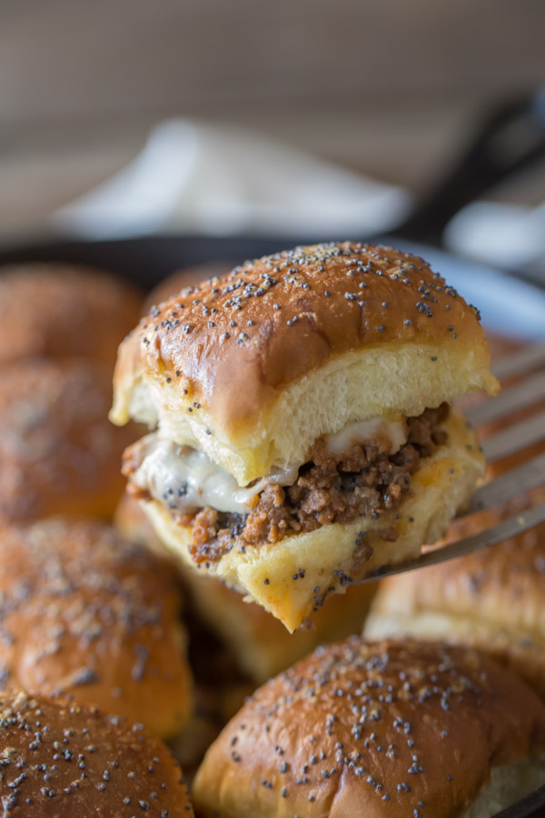 Party Bun Style Sloppy Joes - Lovely Little Kitchen