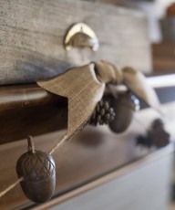 Wooden Acorn Garland