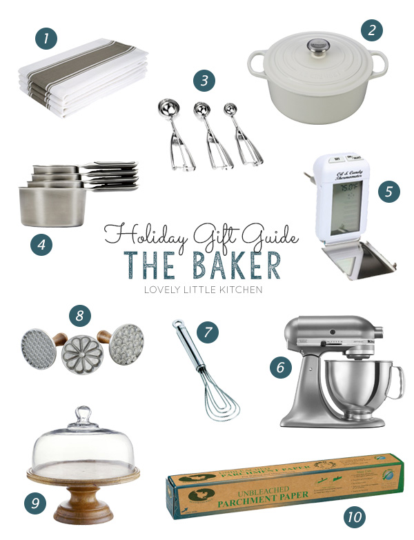 Holiday Gift Guide for the Baker - A list of things any baker would be happy to unwrap!