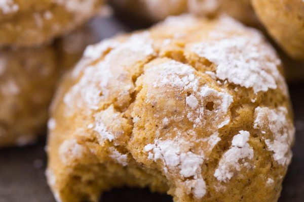 The softest, fluffiest, most tender pumpkin cookie I have ever tasted! Melts in your mouth!