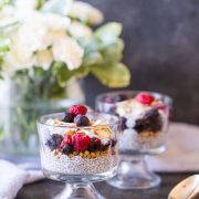 These Chia Pudding Parfaits definitely feel more like an indulgent treat, but are full of all things good for you!