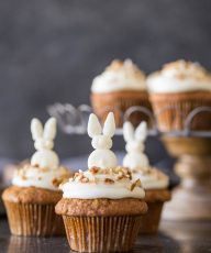 I love these Carrot Cake Cupcakes because they taste as good as they look!