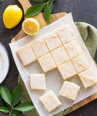 These easy Vanilla Bean Lemon Bars are a refreshing little snack, and I love that they come together so quickly with one bowl and a mixer.