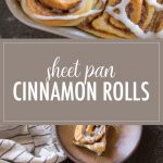 Sheet Pan Cinnamon Rolls - Lovely Little Kitchen