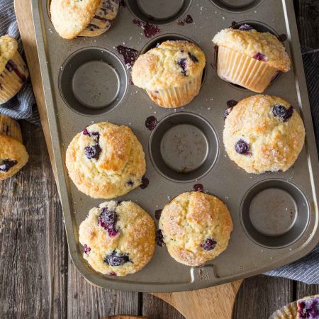 Best Ever Buttermilk Blueberry Muffins - Lovely Little Kitchen