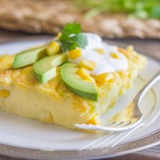 Green Chile Egg Bake Made With Greek Yogurt-image