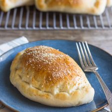 Homemade Calzones With Italian Sausage and Mozzarella-image