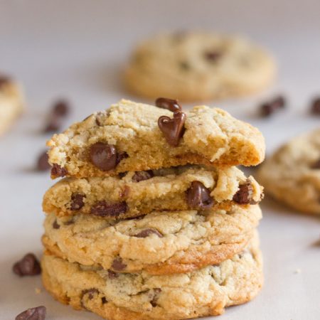 Super Soft Bakery Style Chocolate Chip Cookies - Lovely Little Kitchen