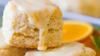 Orange and Cream Mini Scones - Vintage Kitchen Notes