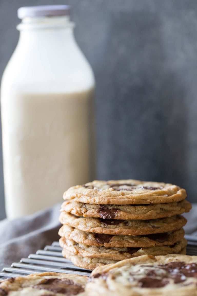 Toffee Almond Chocolate Chunk Cookies Lovely Little Kitchen