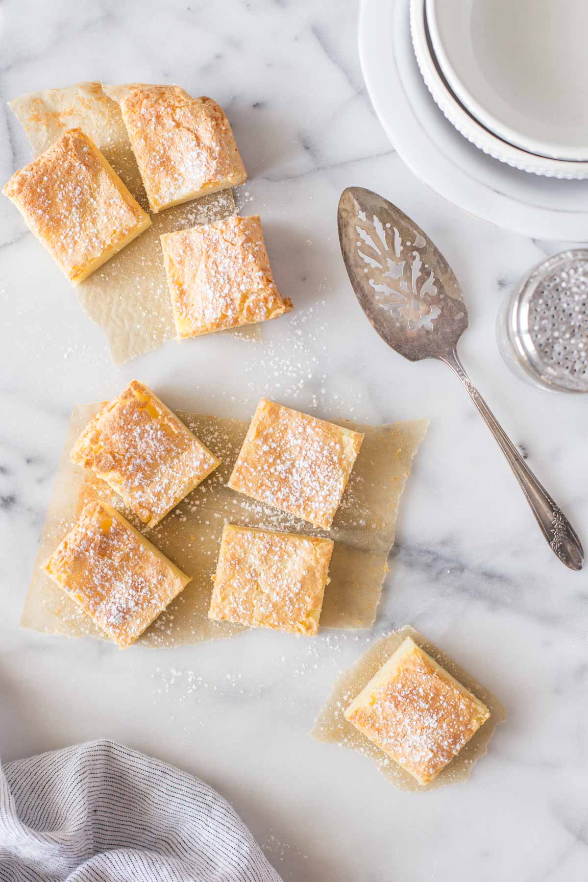 Gooey Butter Bars (Without Cake Mix) - Lovely Little Kitchen