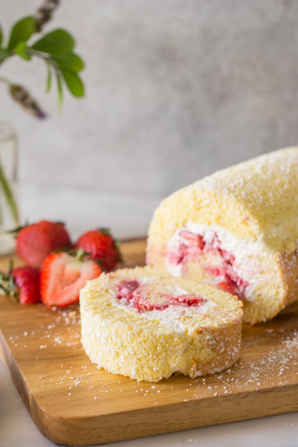 Vanilla Cake Roll with Berries and Cream Lovely Little Kitchen