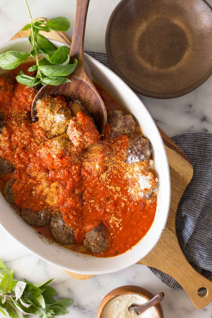 Easy Broiled Italian Meatballs - Lovely Little Kitchen