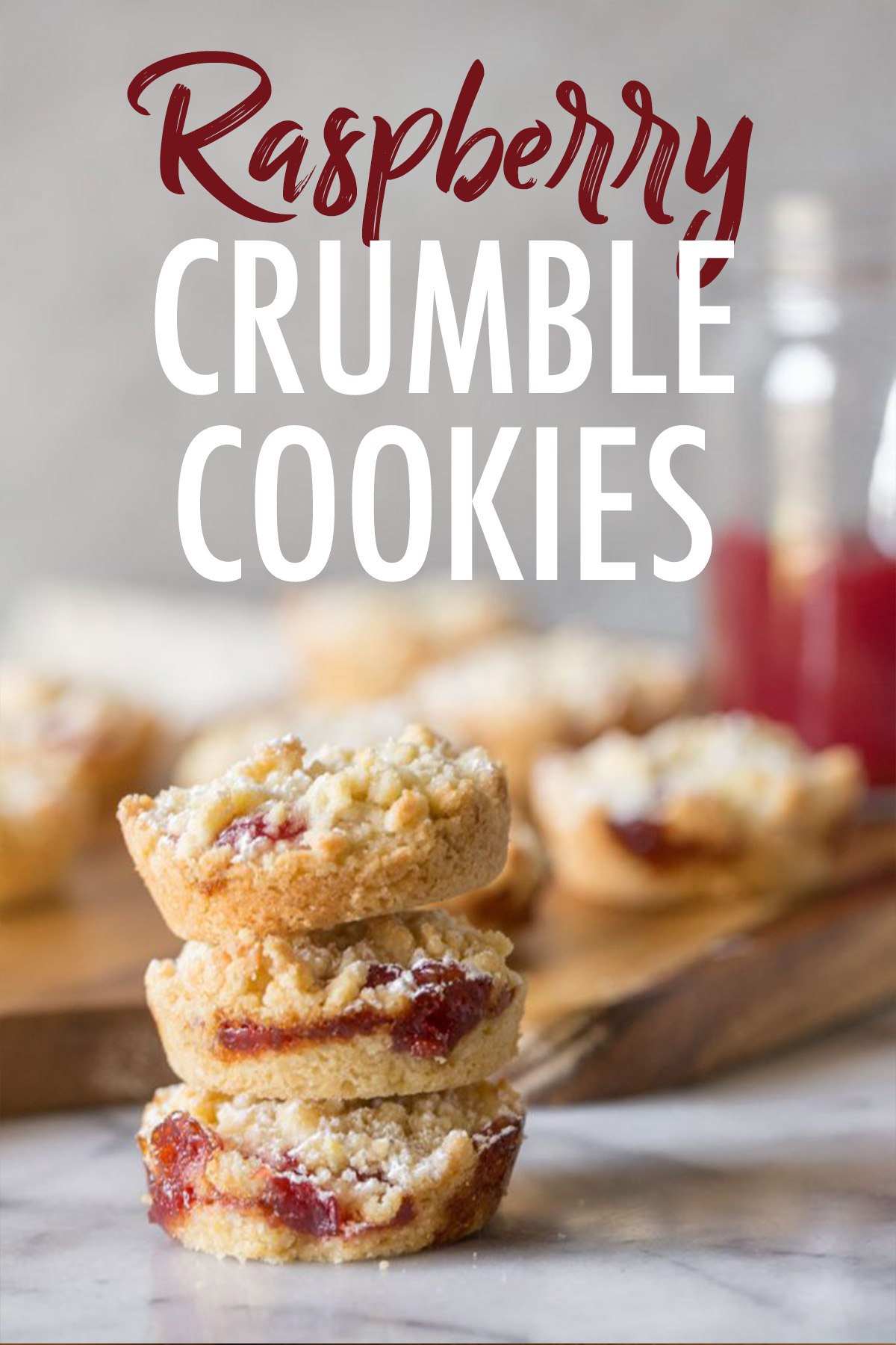 Costco Raspberry Crumble Cookies - Lovely Little Kitchen