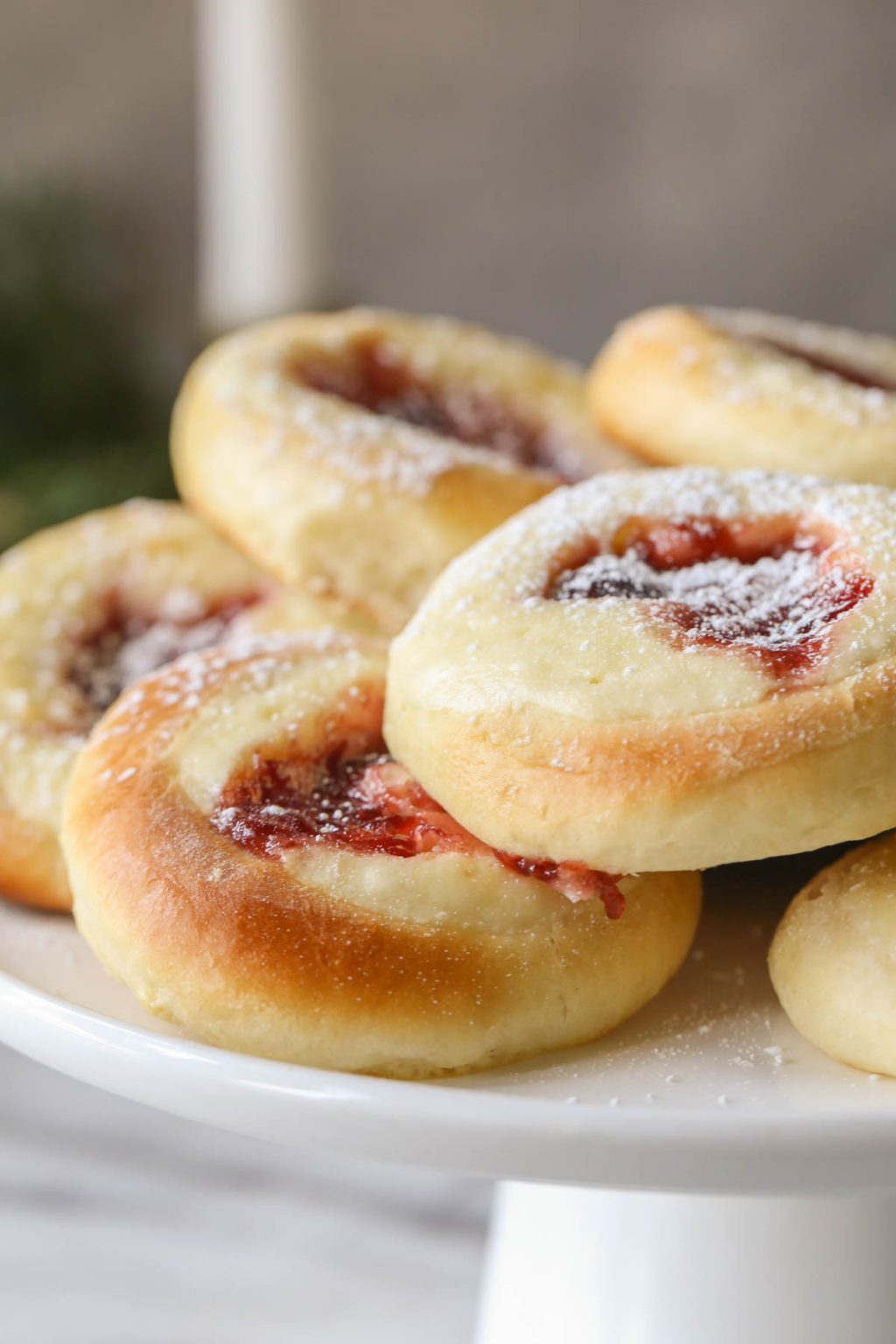 Raspberry Cream Cheese Kolaches - Lovely Little Kitchen