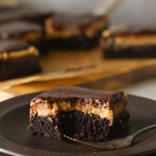 Chocolate Peanut Butter Brownies - Lovely Little Kitchen